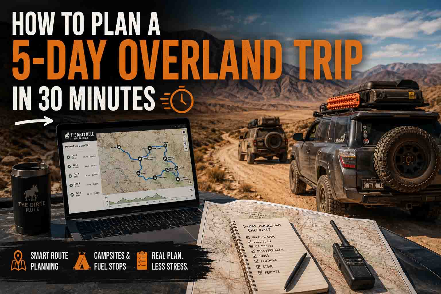 How to Plan a 5-Day Overland Trip in 30 Minutes