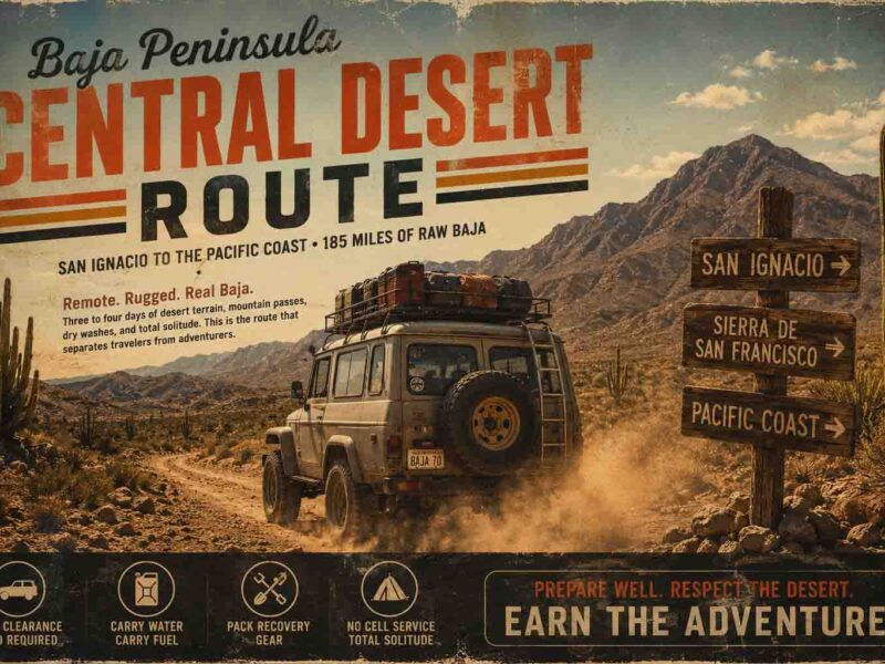 Following the Forgotten Jesuit Trail: 300 Years of Wheel Ruts Through Central Baja
